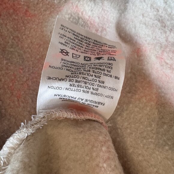 Women's Jordan Heritage Tie Dye Hoodie DM5238-104 | Rare | Cream Neon Orange | - Picture 11 of 12